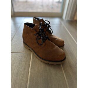 North Face men"s  Ballard II Chukka Boots - rust brown Size 8, waterproof